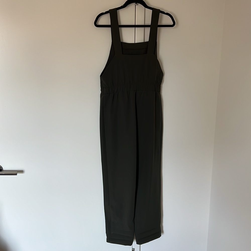 Zara Army Green Jumpsuit - Picture 2 of 8